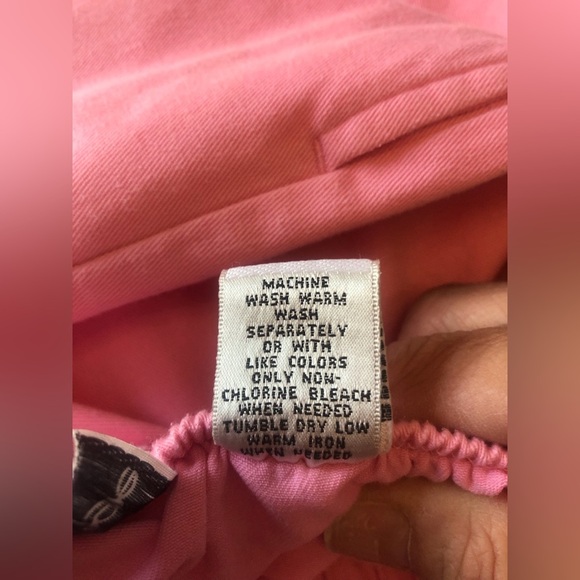 Very Vintage Very Pink Elastic Waist Wide Leg Capris Breckenridge Size 14 - Picture 7 of 10